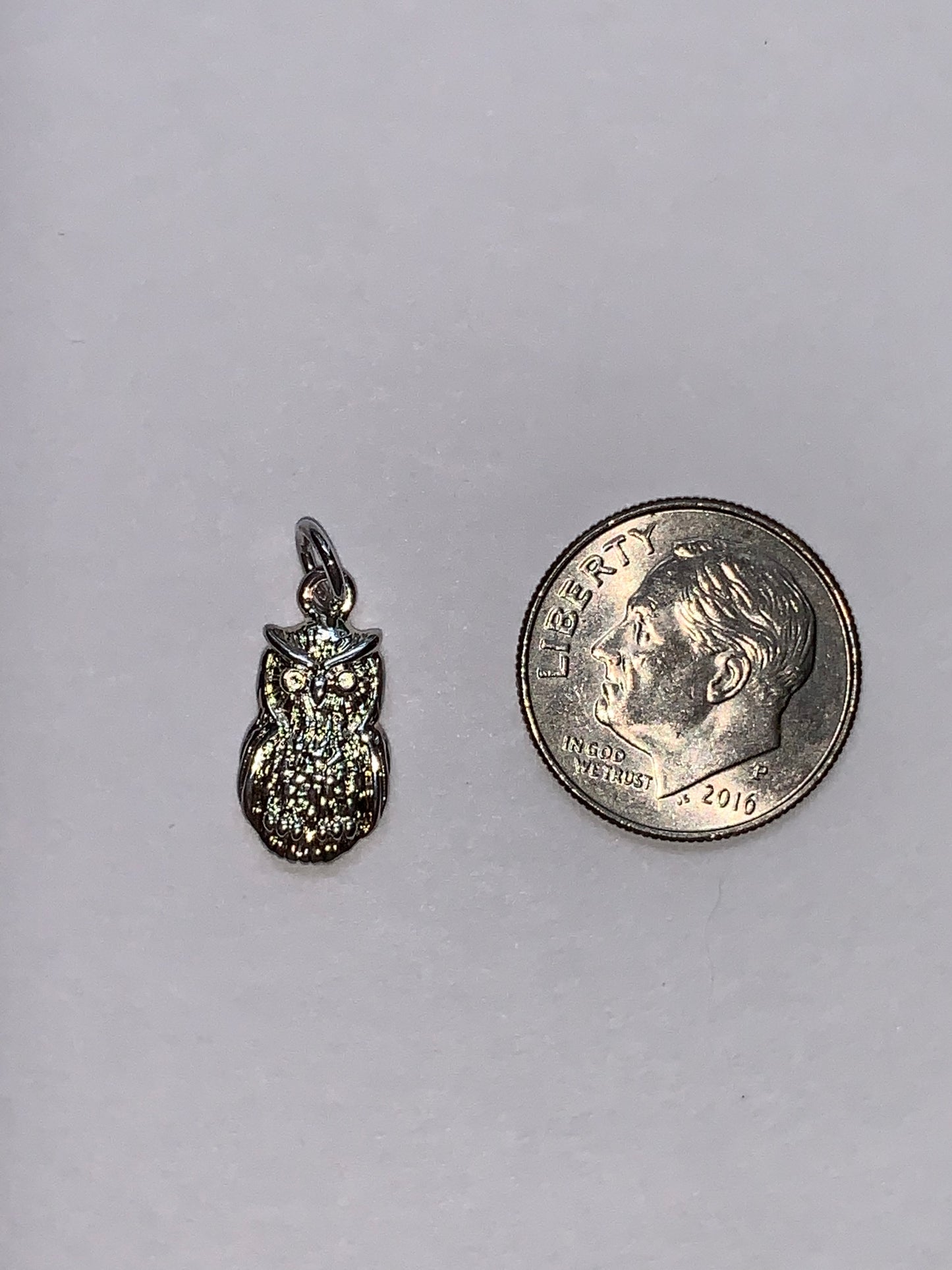 Silver Plated Owl Pendant