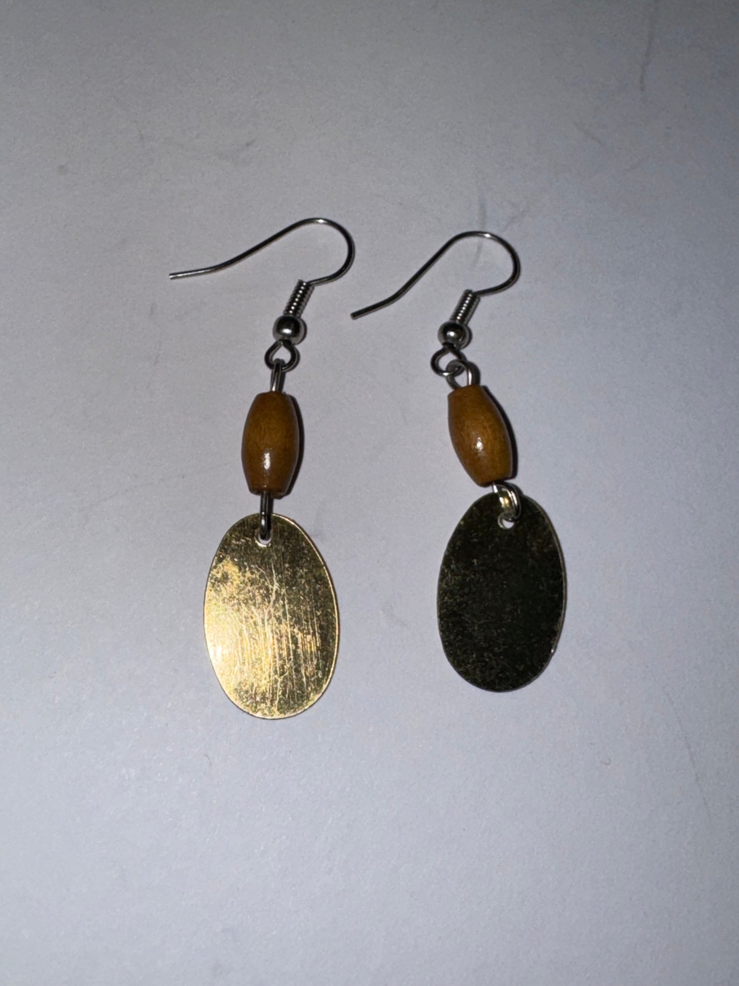 Cute Wooden Dangle Earrings, Medium