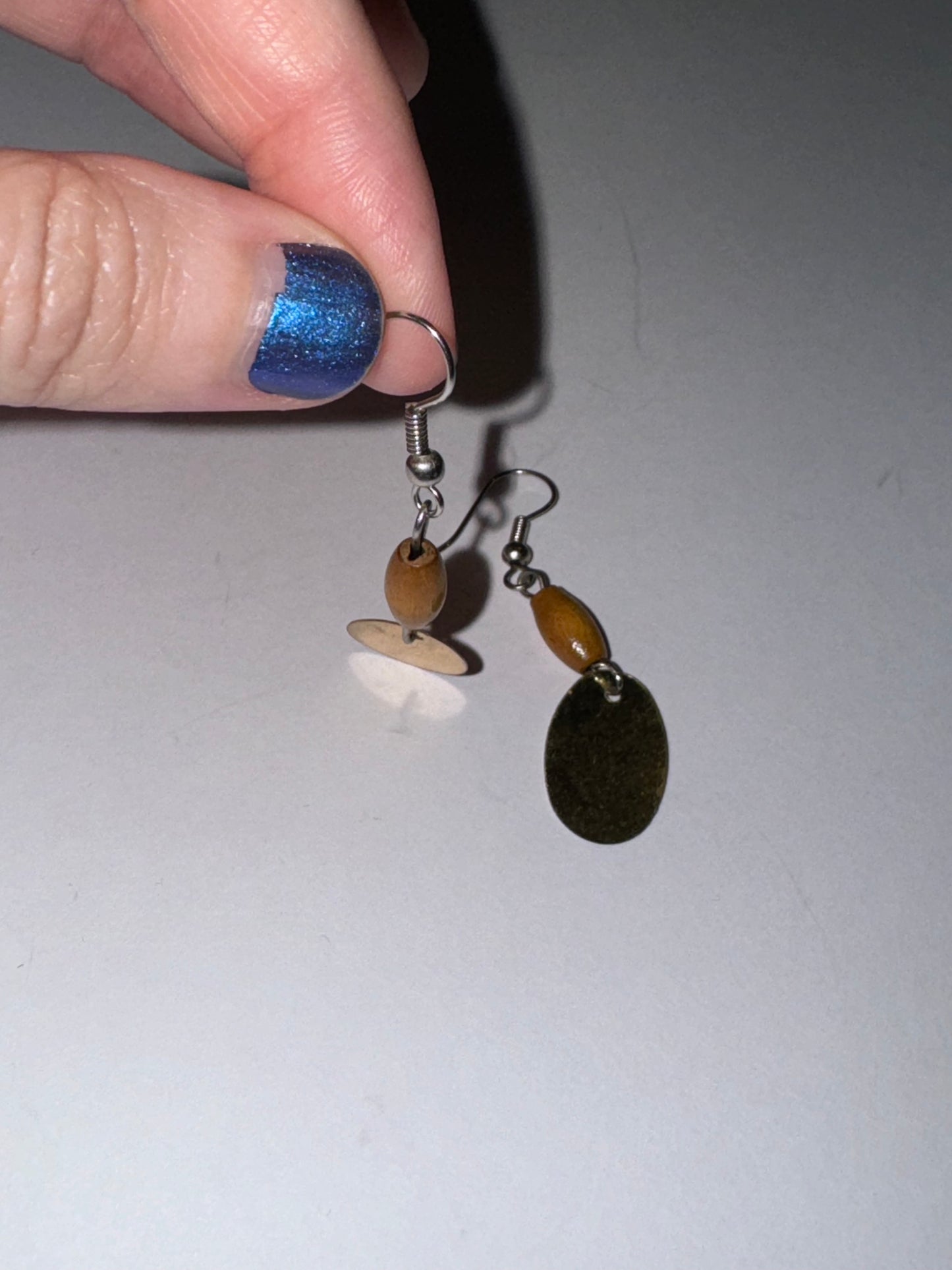 Cute Wooden Dangle Earrings, Medium