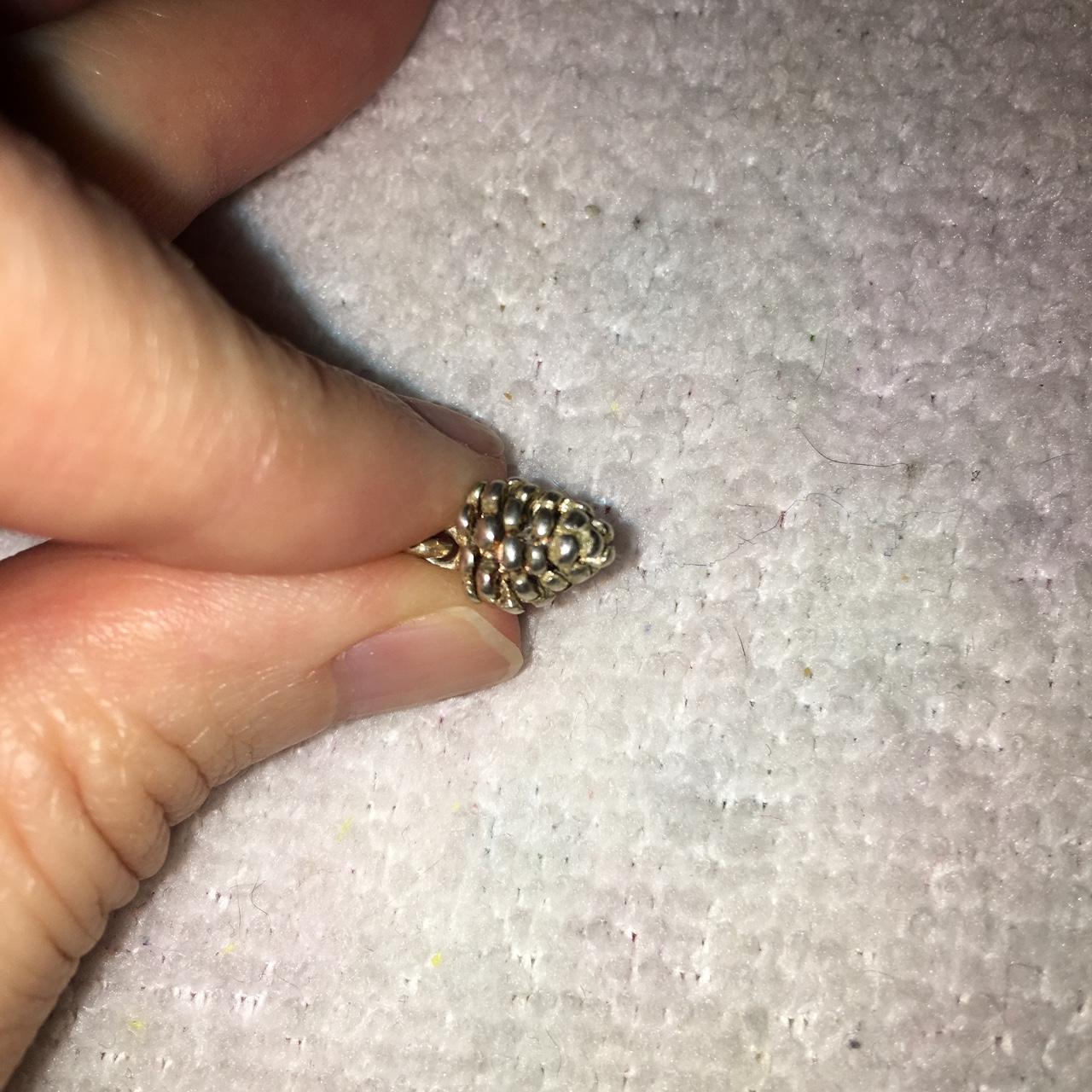 Sterling Silver Pinecone Pendant