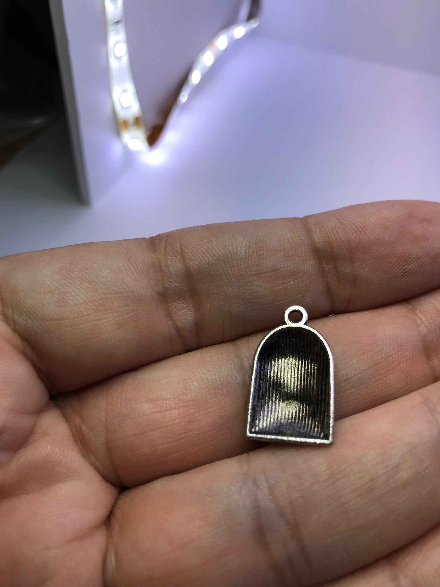 Pewter RIP Tombstone Charm