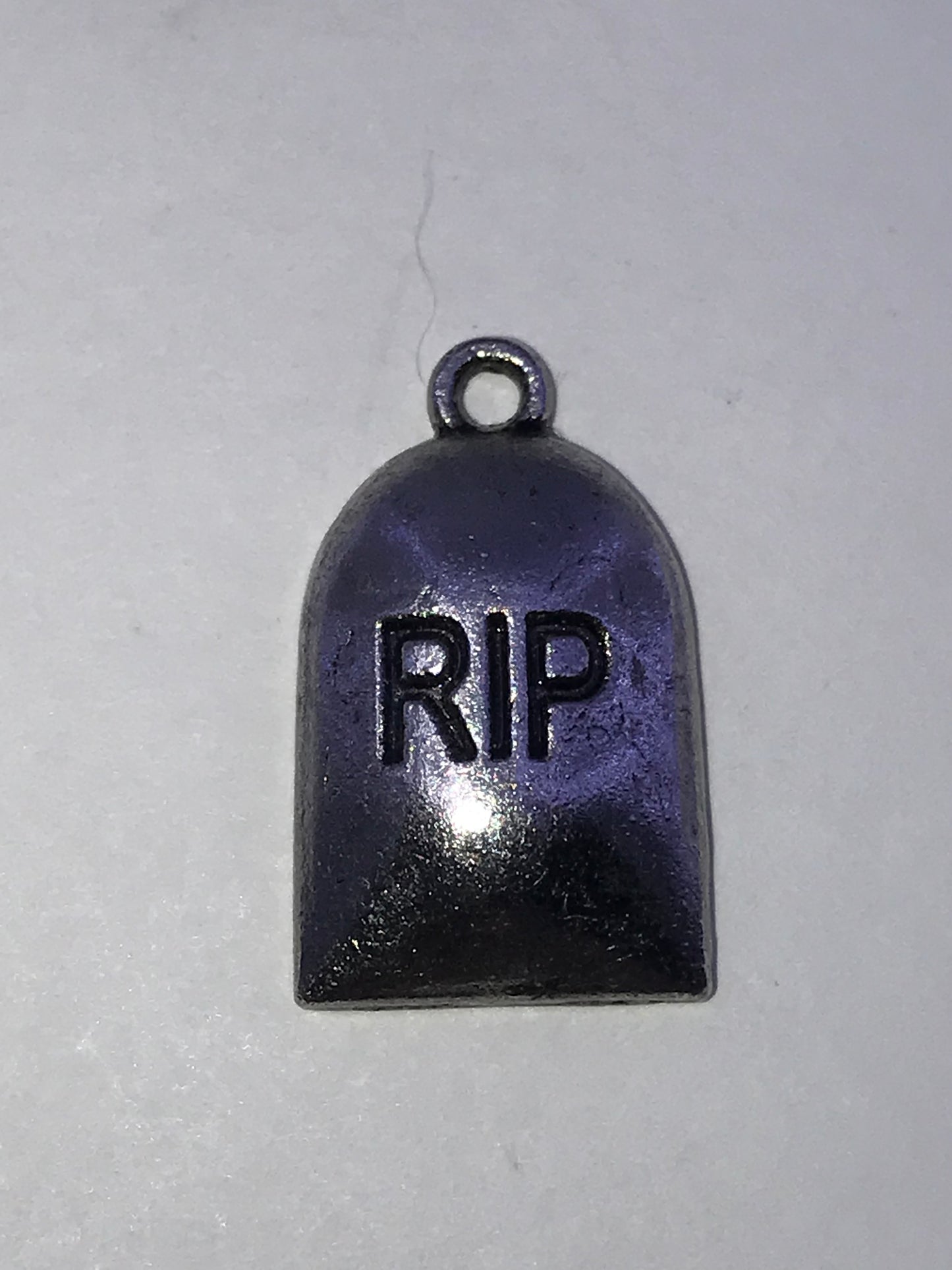 Pewter RIP Tombstone Charm