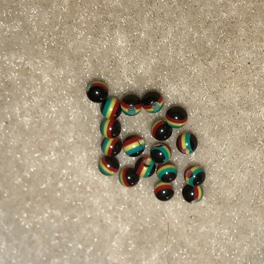 16 Gauge 3mm round Rasta Design