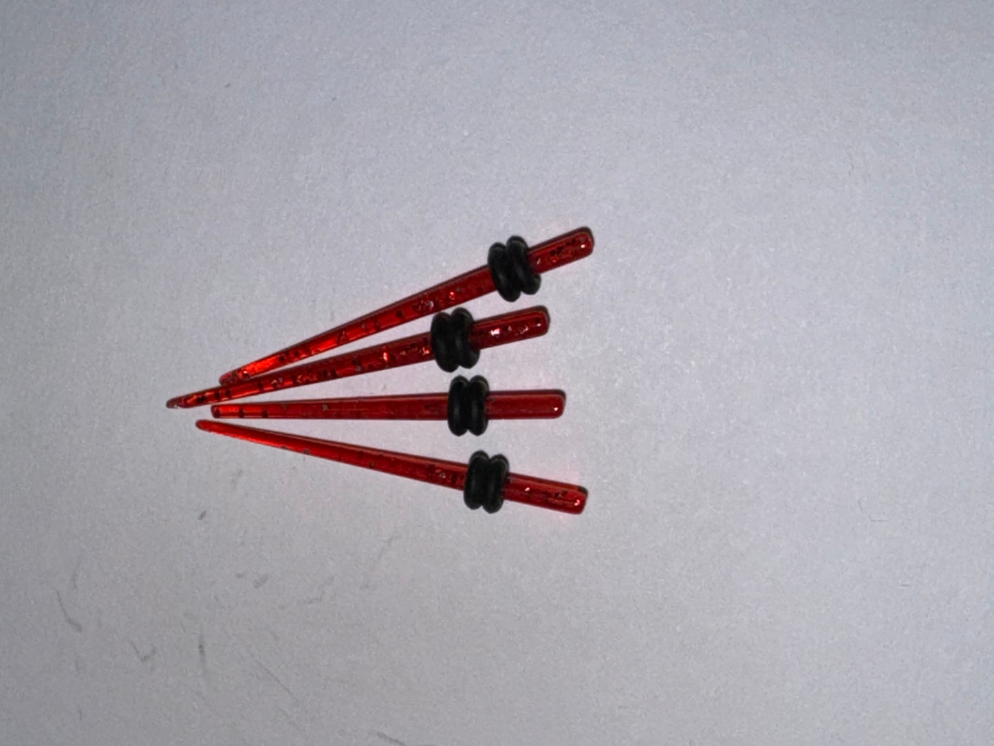 14 Gauge Uv Acrylic Glitter Gauging Tapers