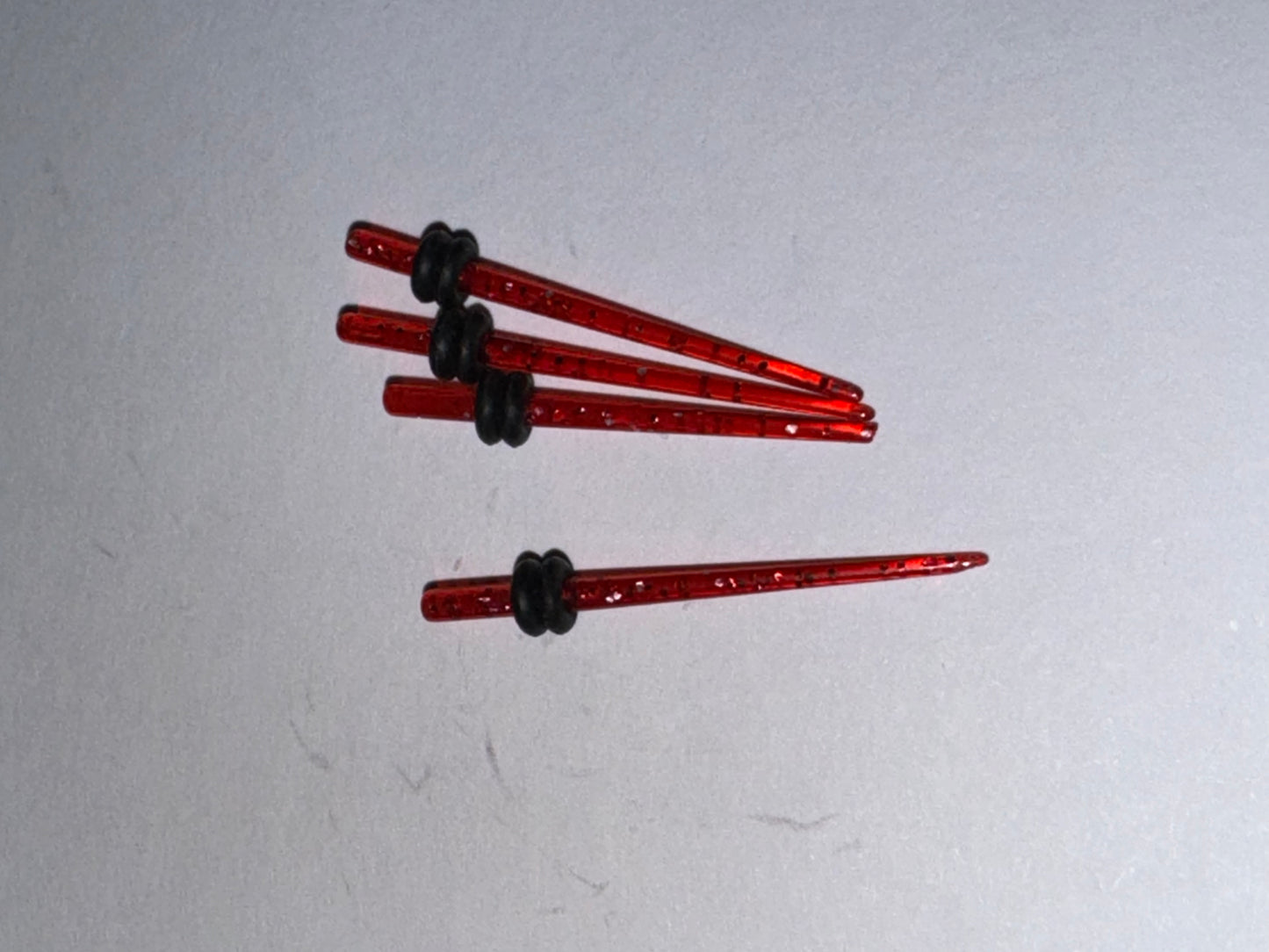 14 Gauge Uv Acrylic Glitter Gauging Tapers