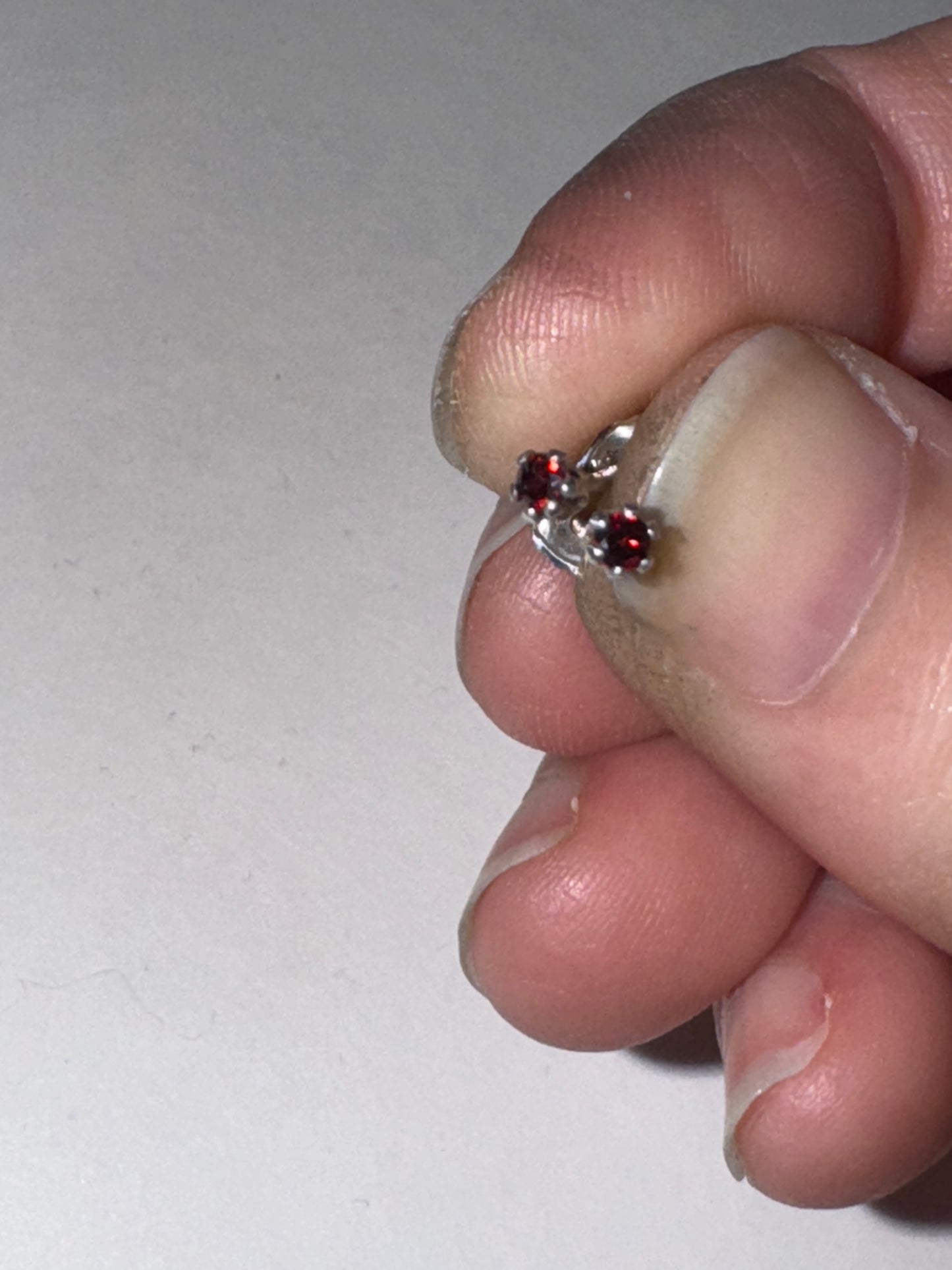 2 Mm Round Sterling Silver Stud Earrings