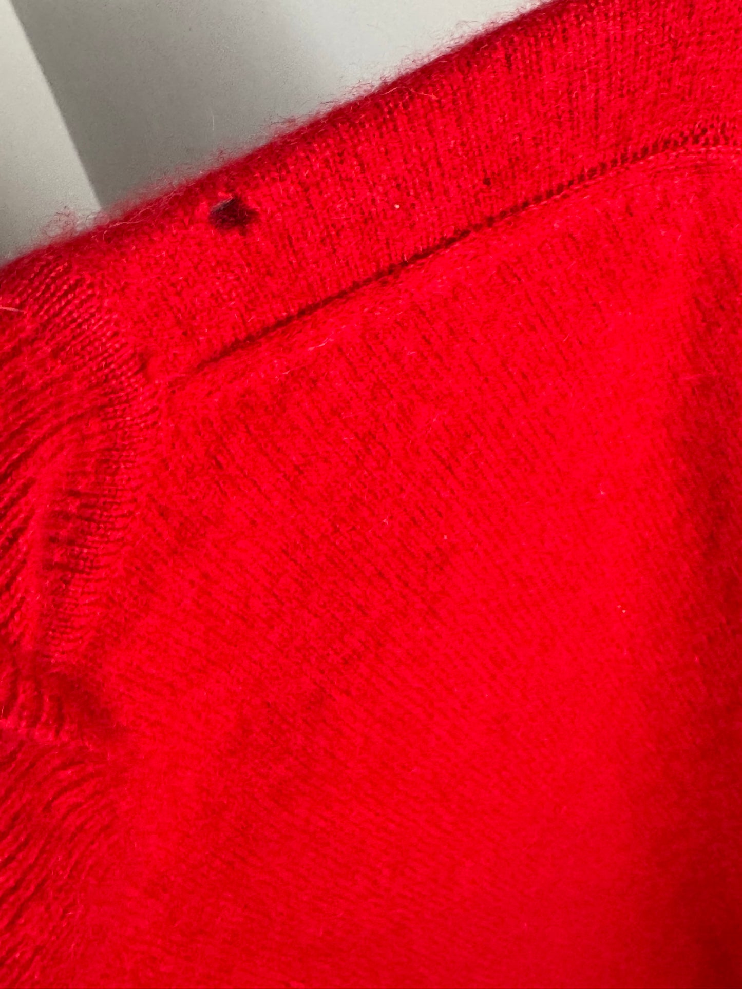 Red Cashmere Sweater by Pursuits, Size Medium