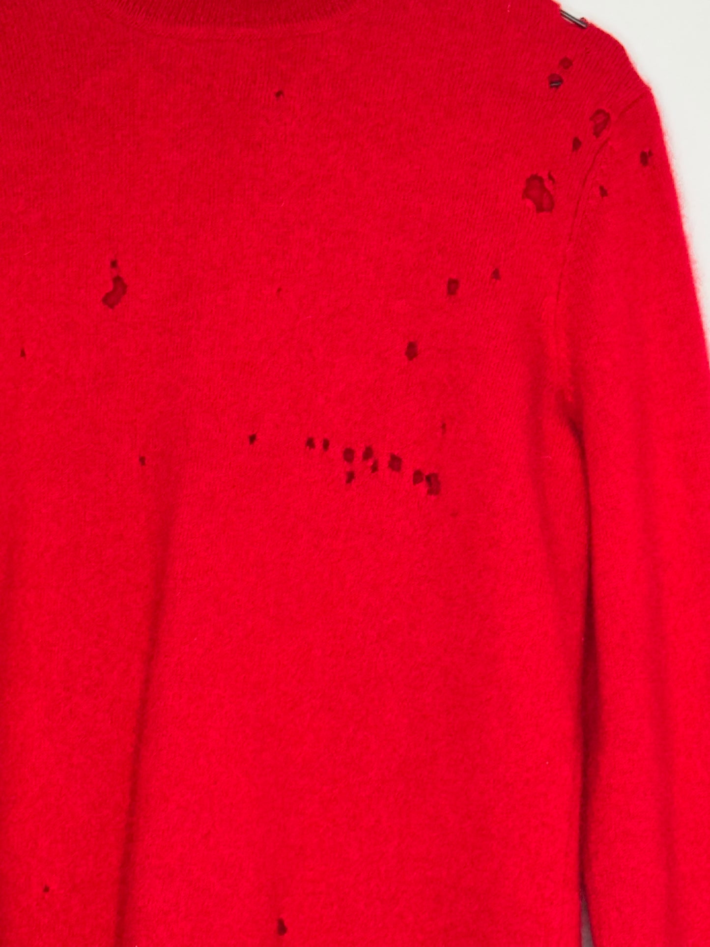 Red Cashmere Sweater by Pursuits, Size Medium