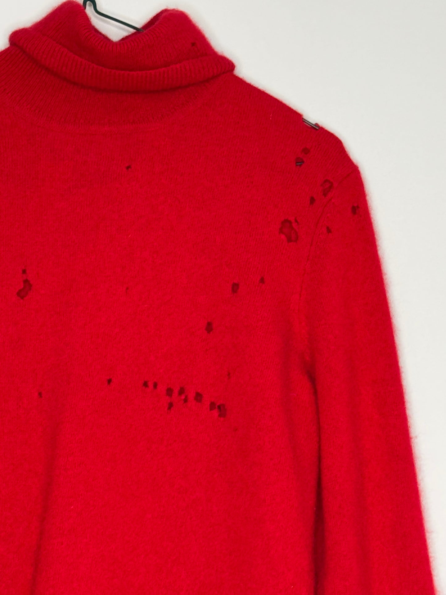 Red Cashmere Sweater by Pursuits, Size Medium