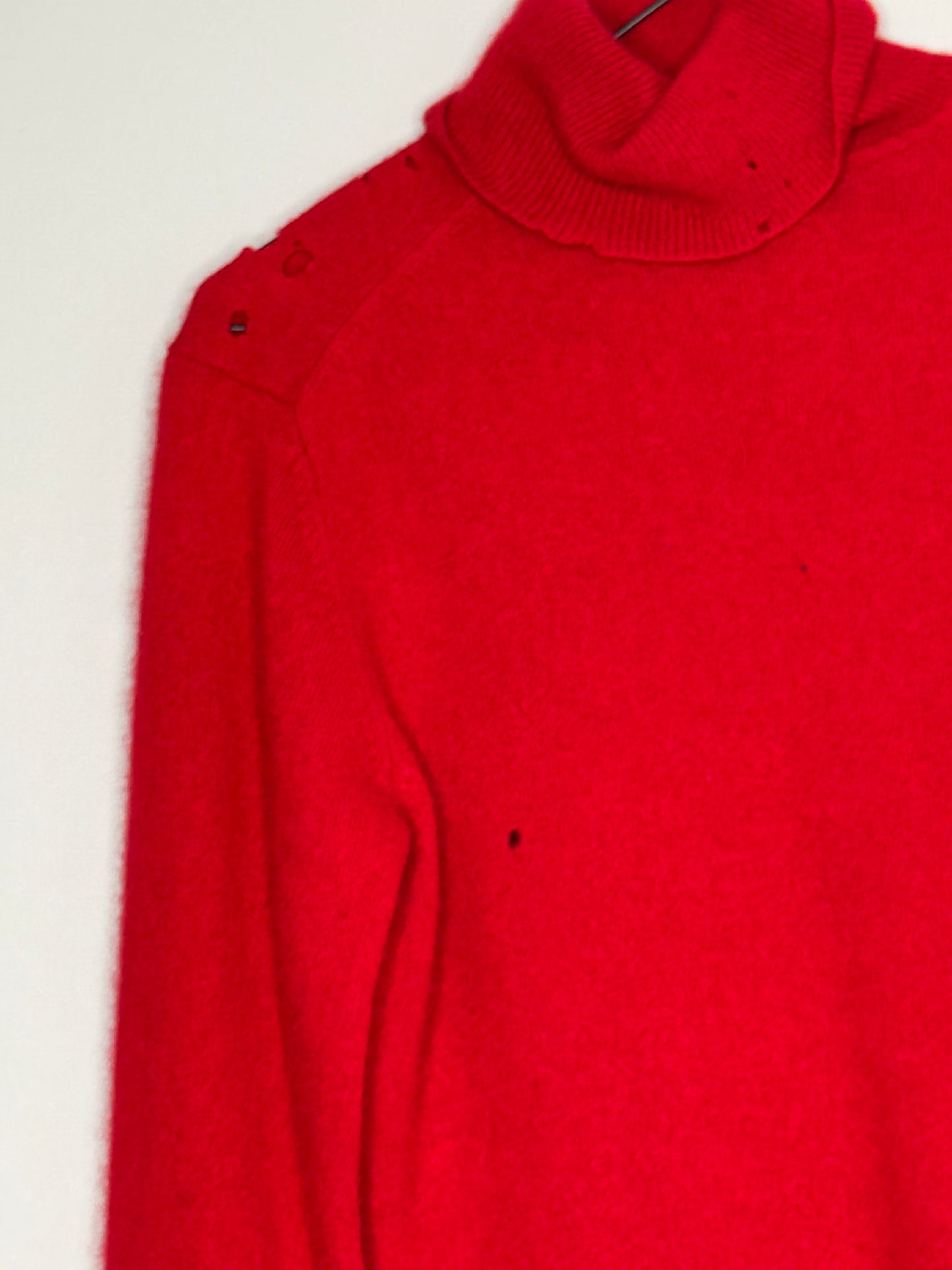 Red Cashmere Sweater by Pursuits, Size Medium
