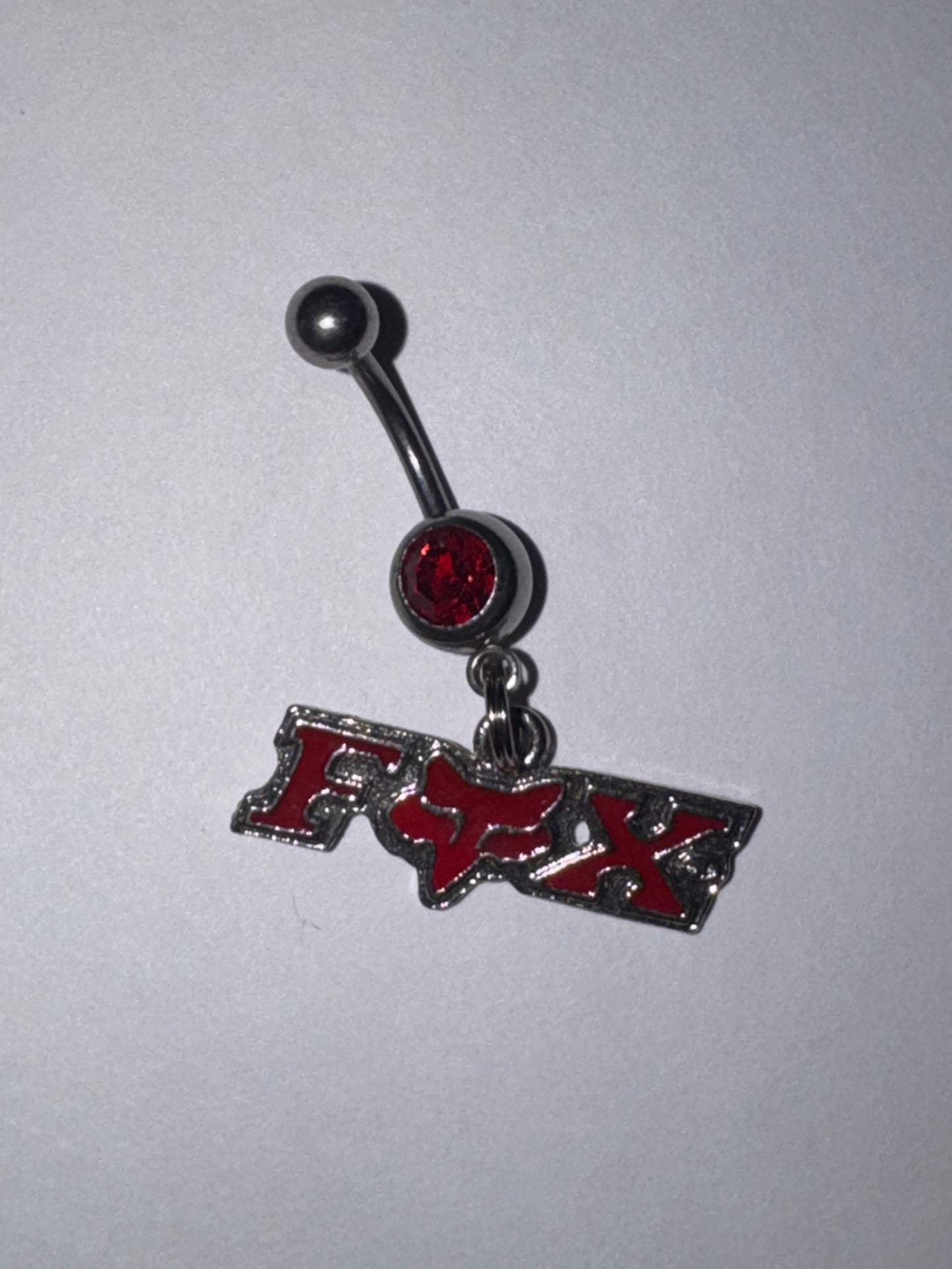 Red Fox Dangle Belly Ring