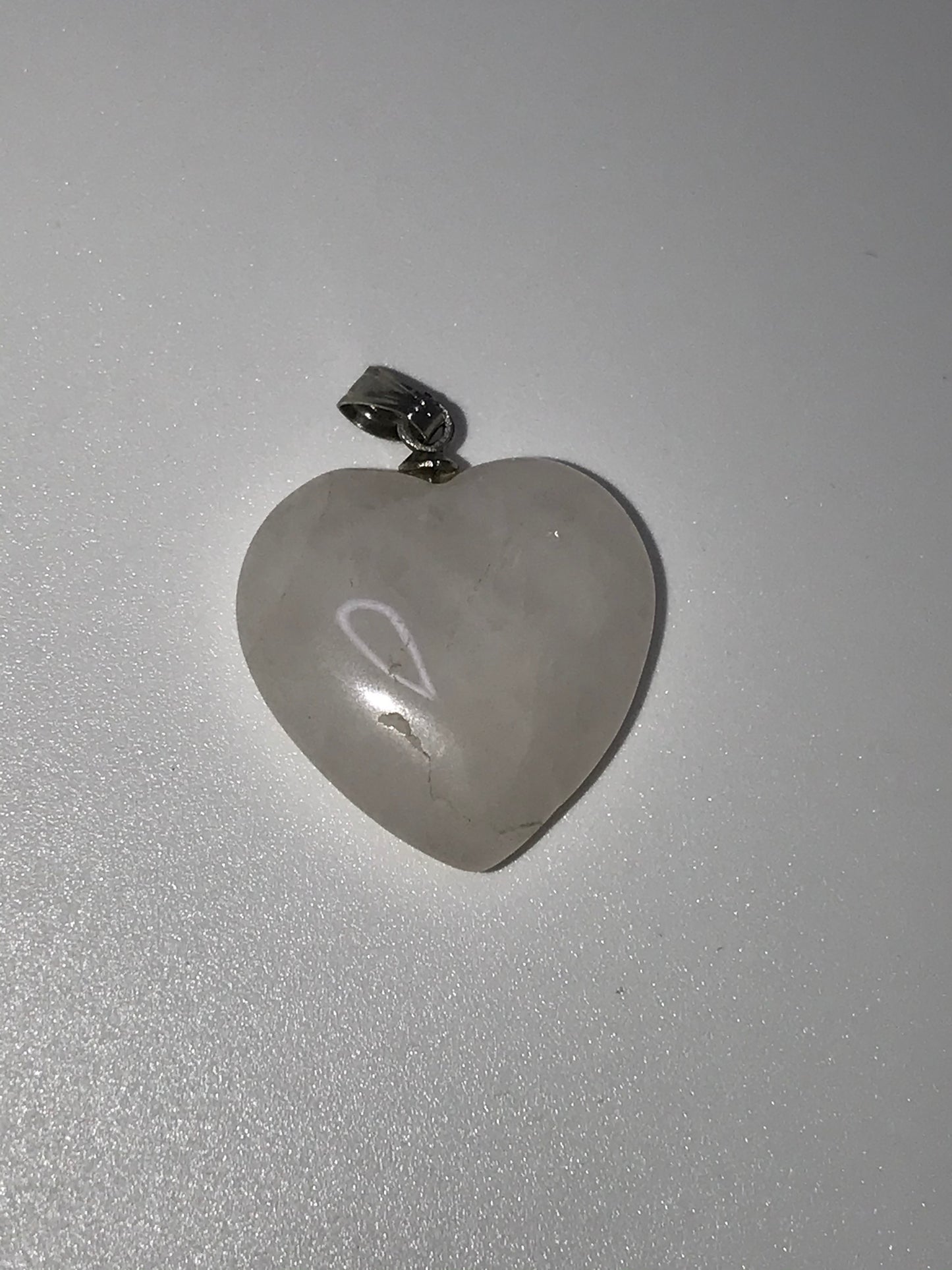 Rose Quartz Heart Pendant