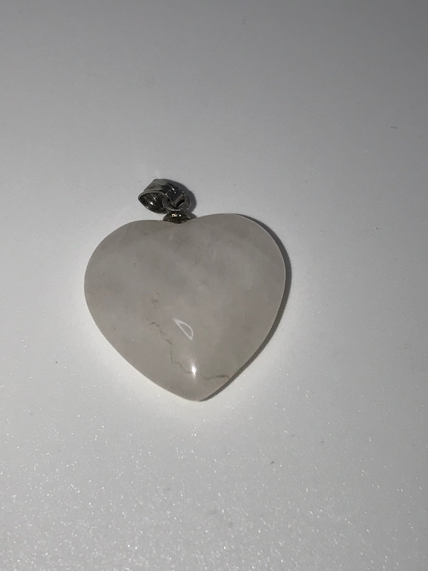 Rose Quartz Heart Pendant
