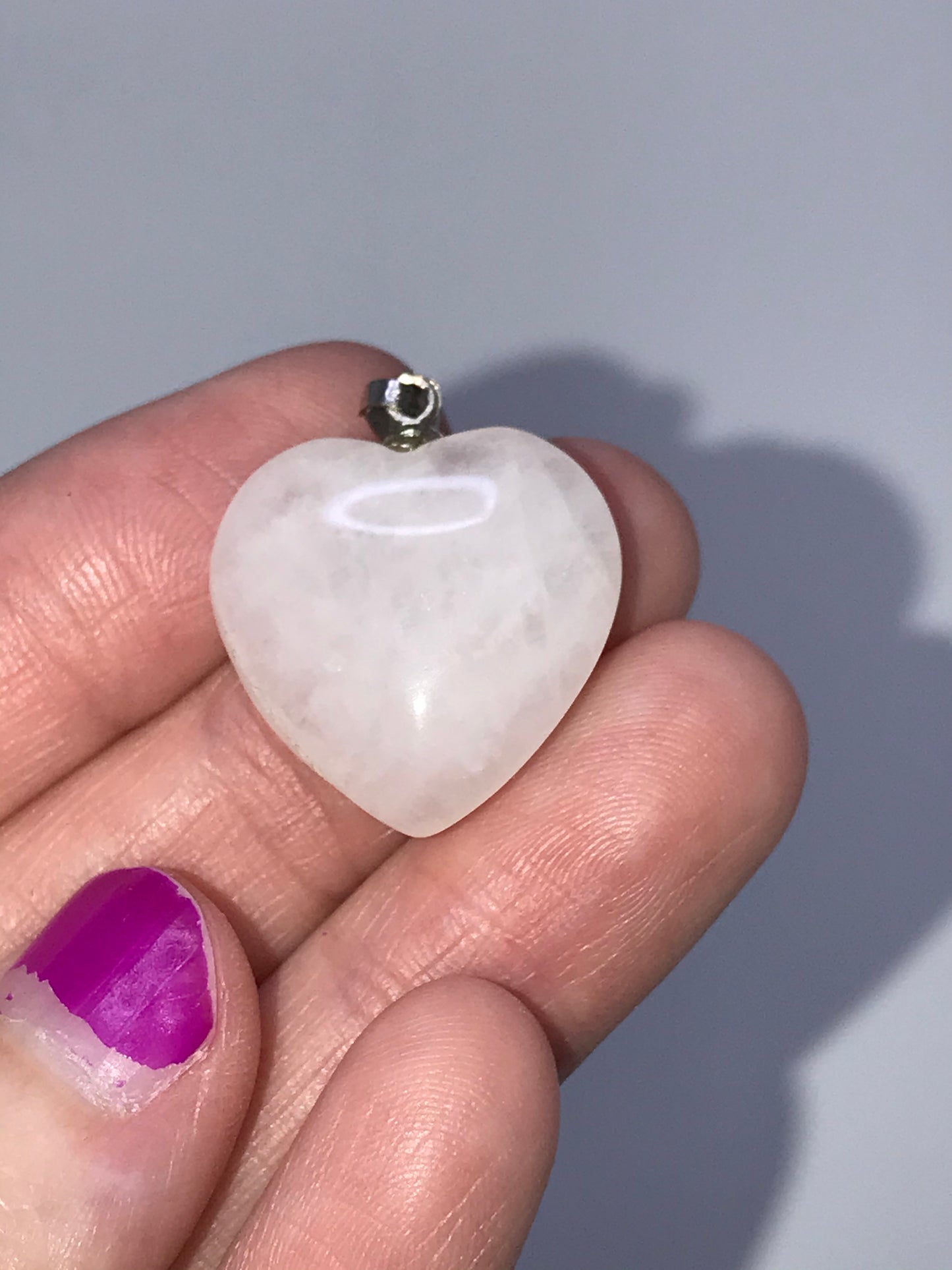 Rose Quartz Heart Pendant