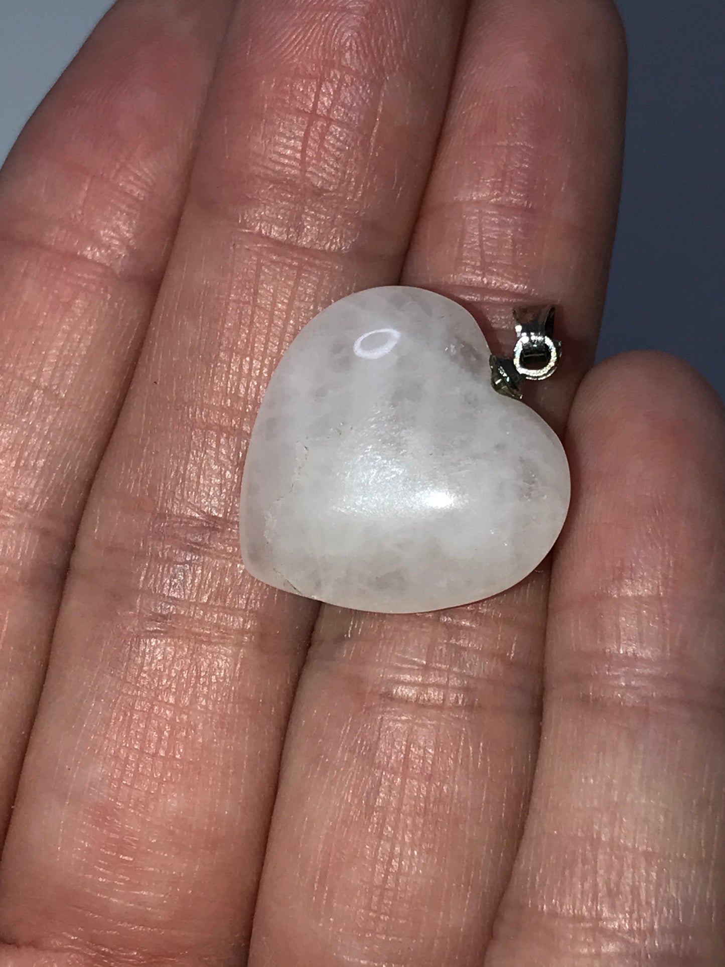 Rose Quartz Heart Pendant