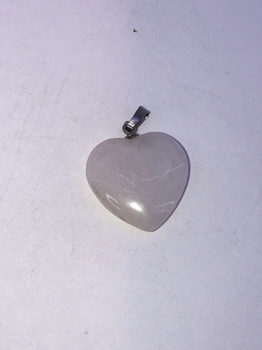 Rose Quartz Heart Pendant