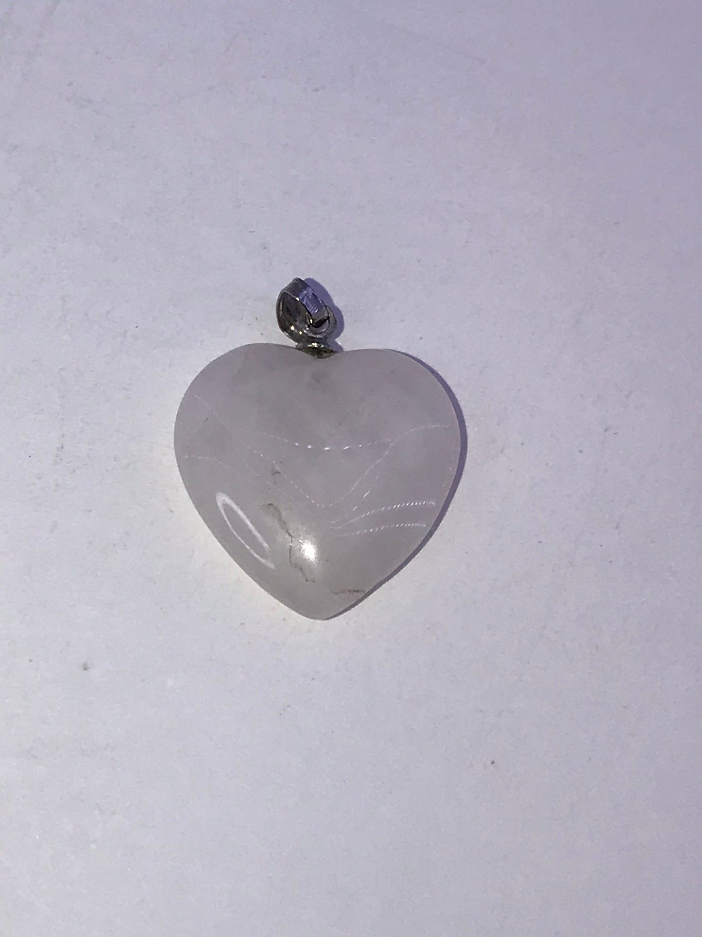 Rose Quartz Heart Pendant