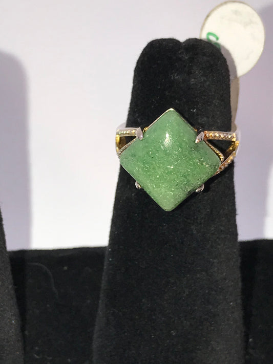 Natural Ruby Zoisite Ring size 6 1/2