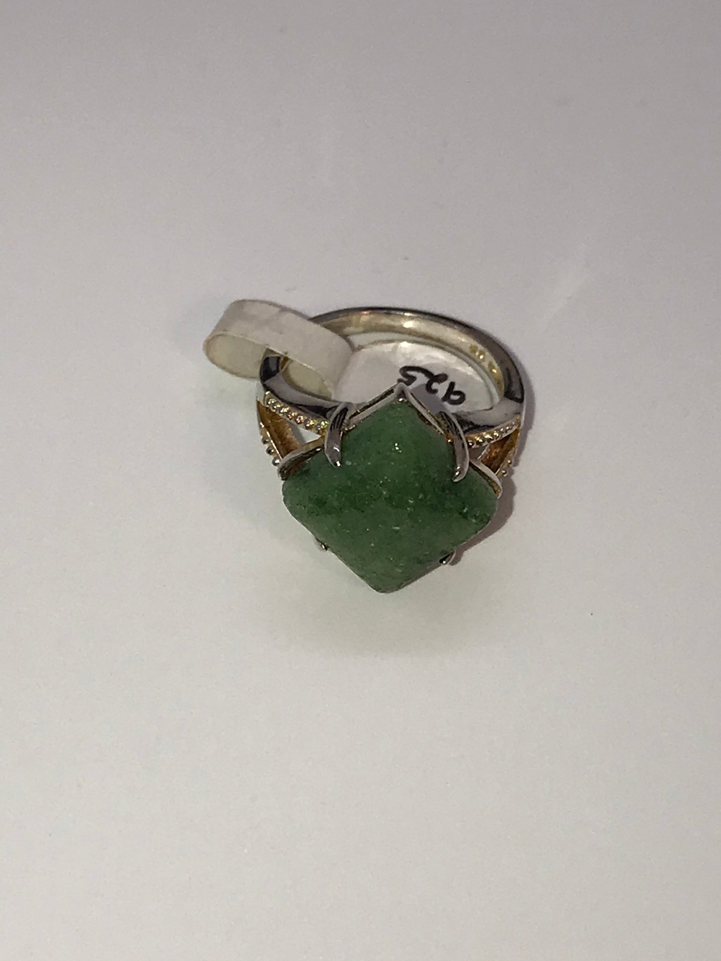 Natural Ruby Zoisite Ring size 6 1/2