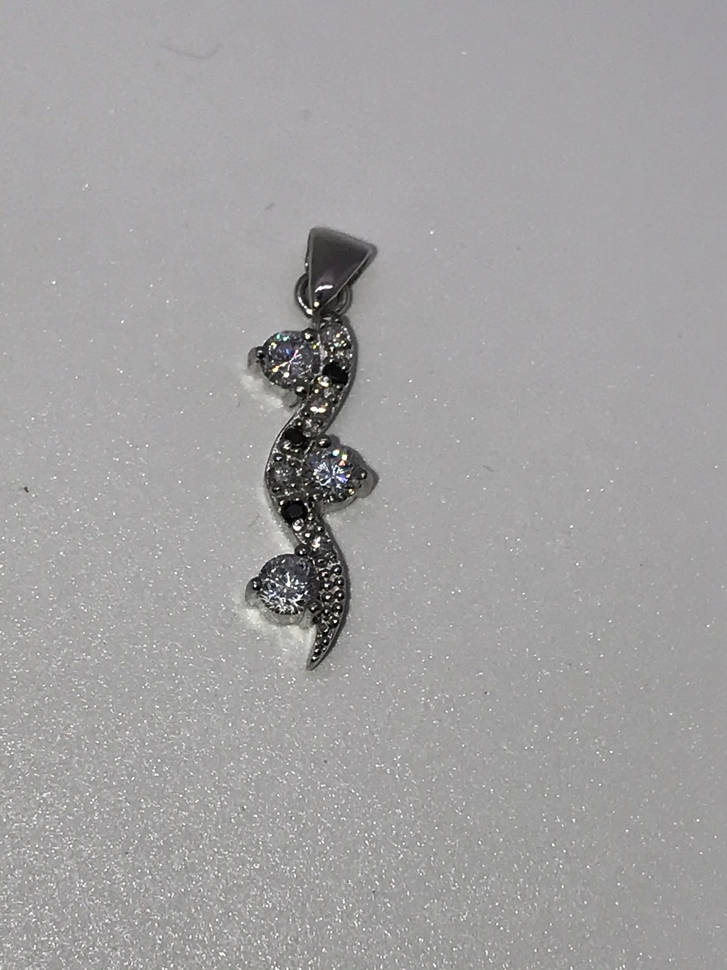 Topaz and Sapphire Silver Pendant