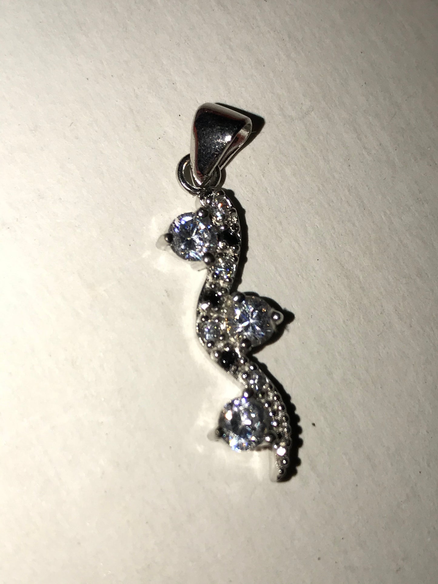 Topaz and Sapphire Silver Pendant