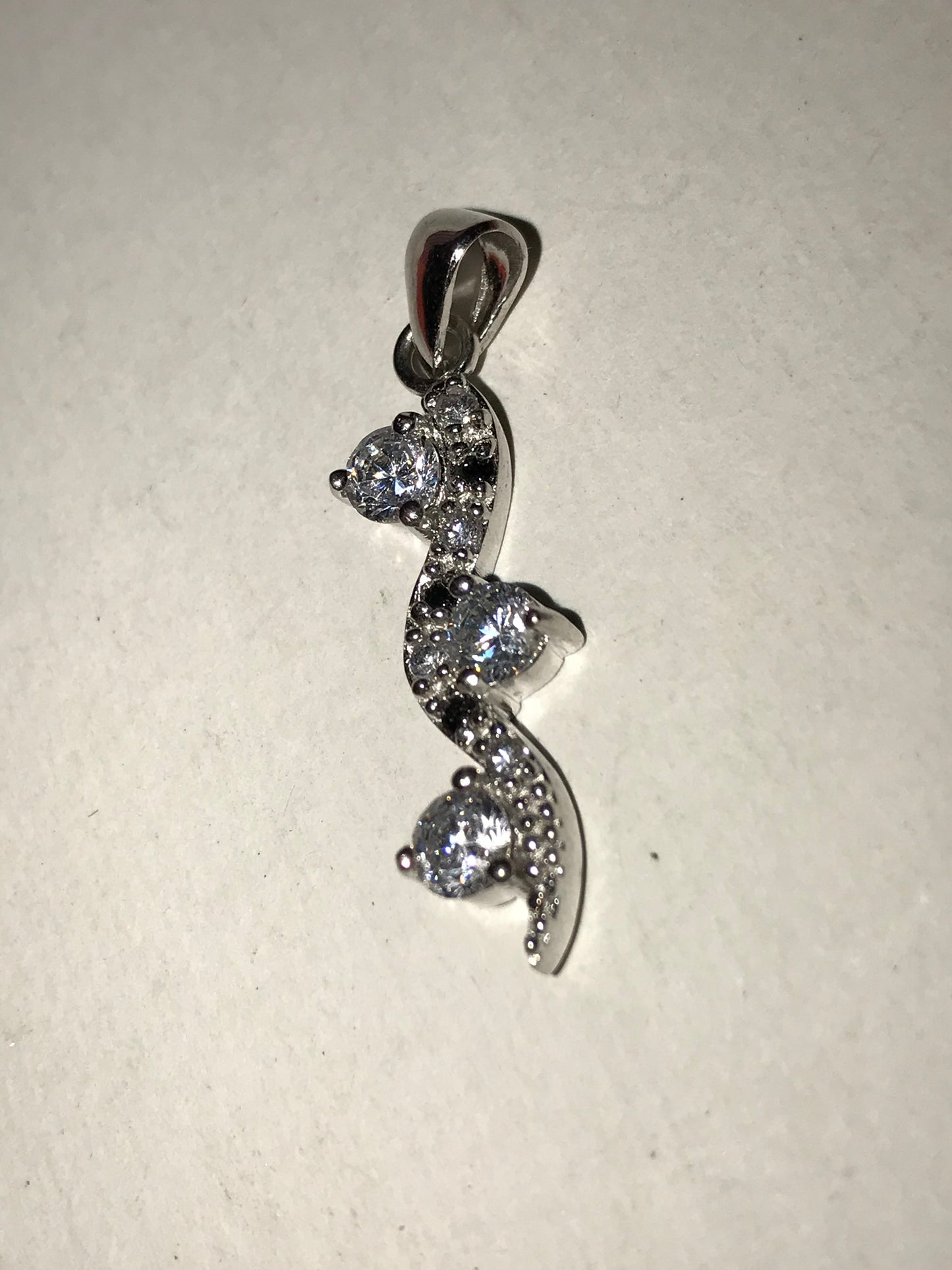 Topaz and Sapphire Silver Pendant