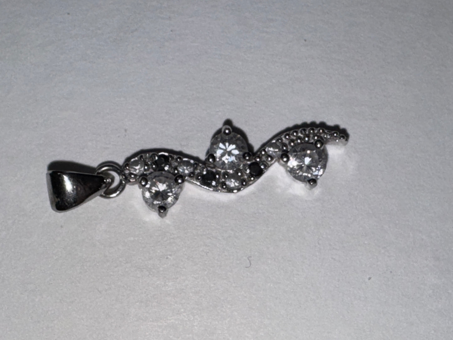 Topaz and Sapphire Silver Pendant