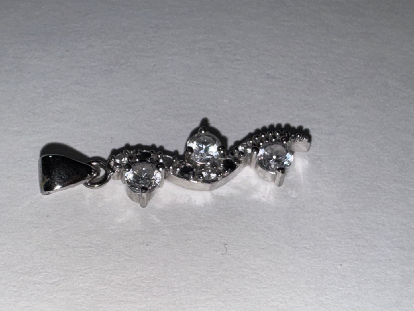Topaz and Sapphire Silver Pendant