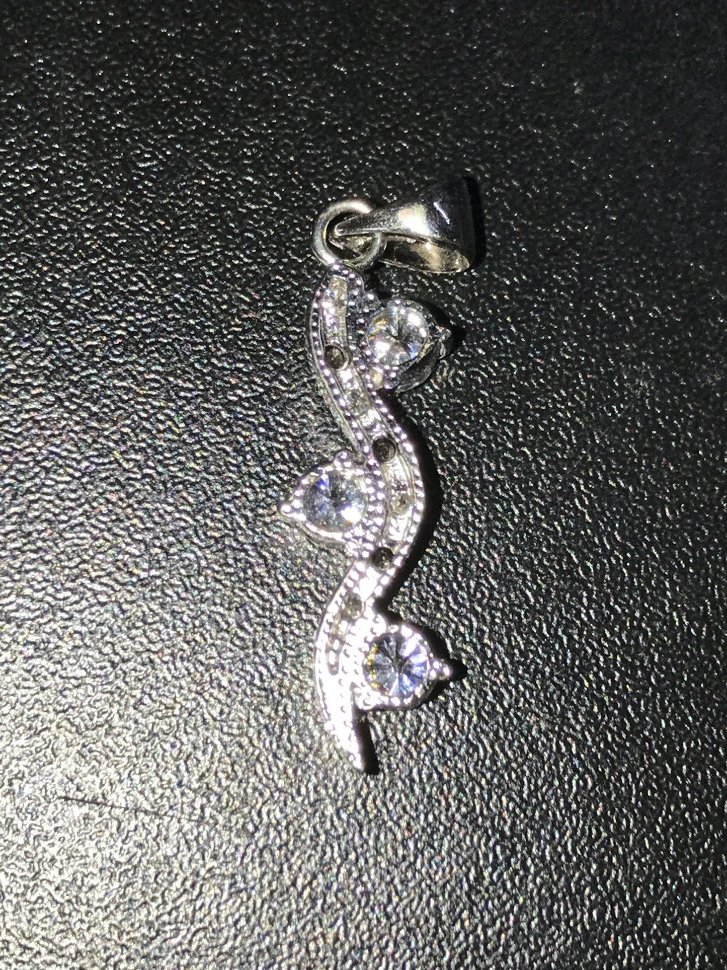 Topaz and Sapphire Silver Pendant