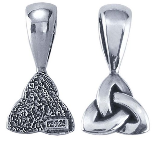 Celtic Triad Glue-On Pendant Bail