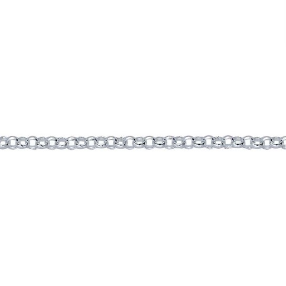 20 1/2" 1.5 mm Silver Rolo Necklace
