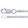 20" 1.7mm Sterling Silver Diamond-Cut Box Chain Necklace