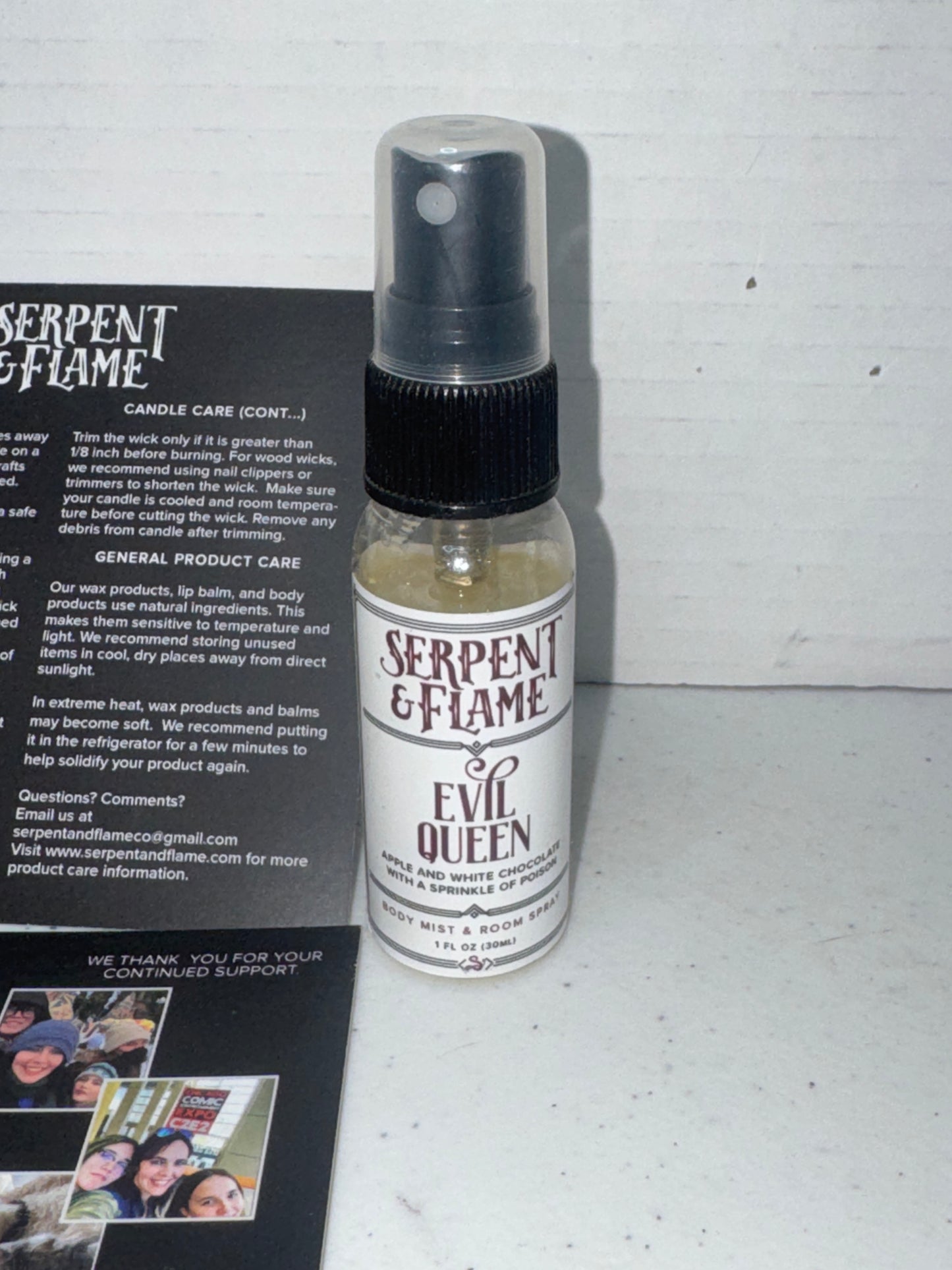 Serpent and Flame Room Spray in Evil Queen