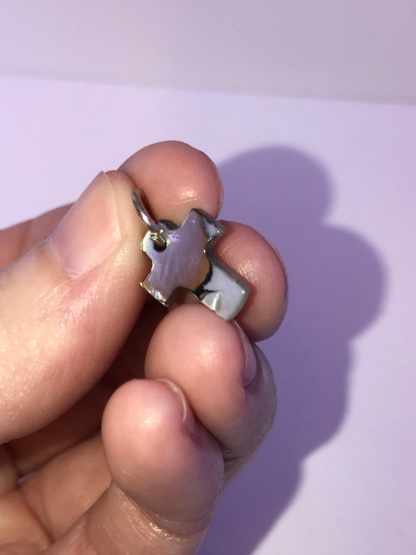 Small Shell Cross Charms