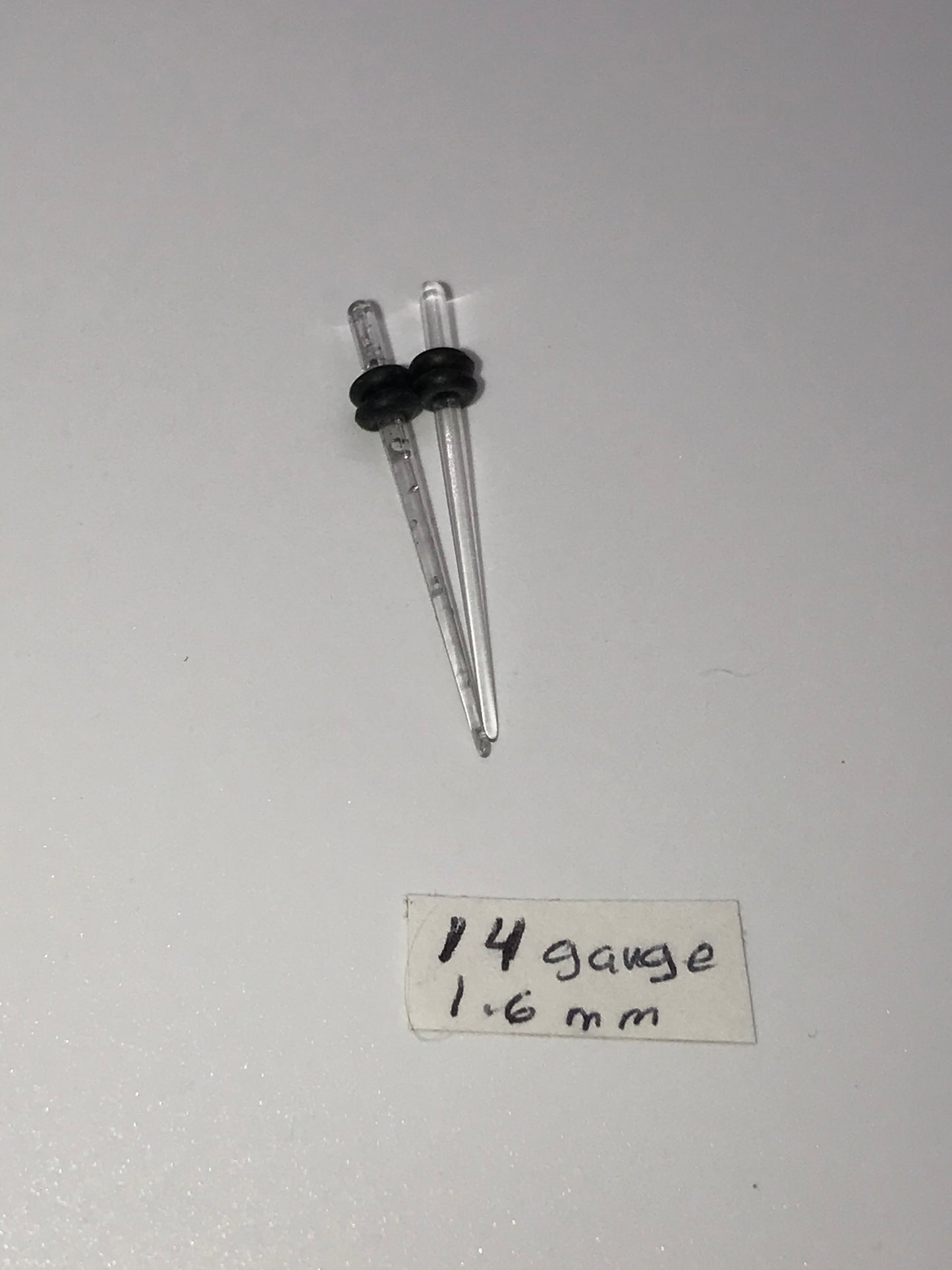 14 Gauge Uv Acrylic Glitter Gauging Tapers