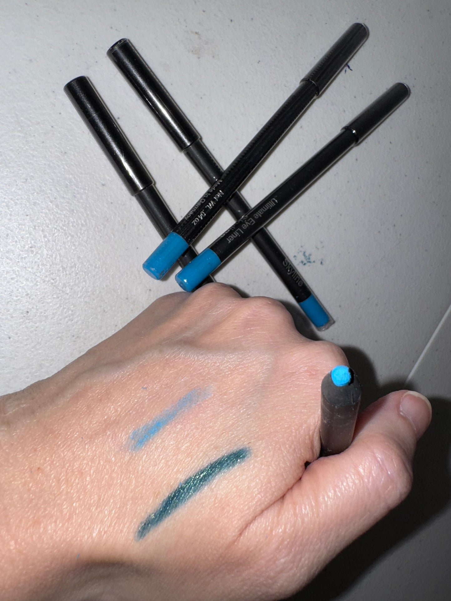 OSP Cosmetics Ultimate Eye Liner Pencil in Skyline, Opened