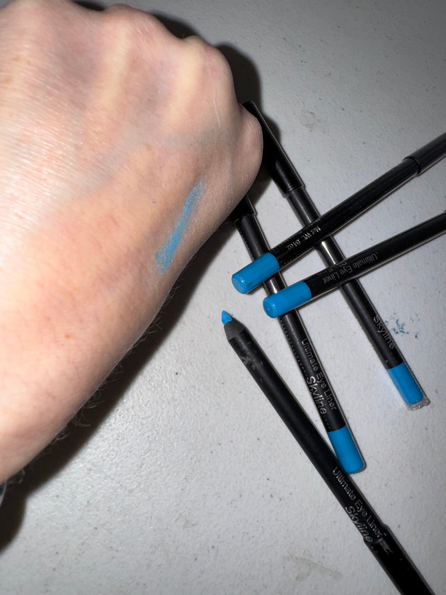 OSP Cosmetics Ultimate Eye Liner Pencil in Skyline, Opened