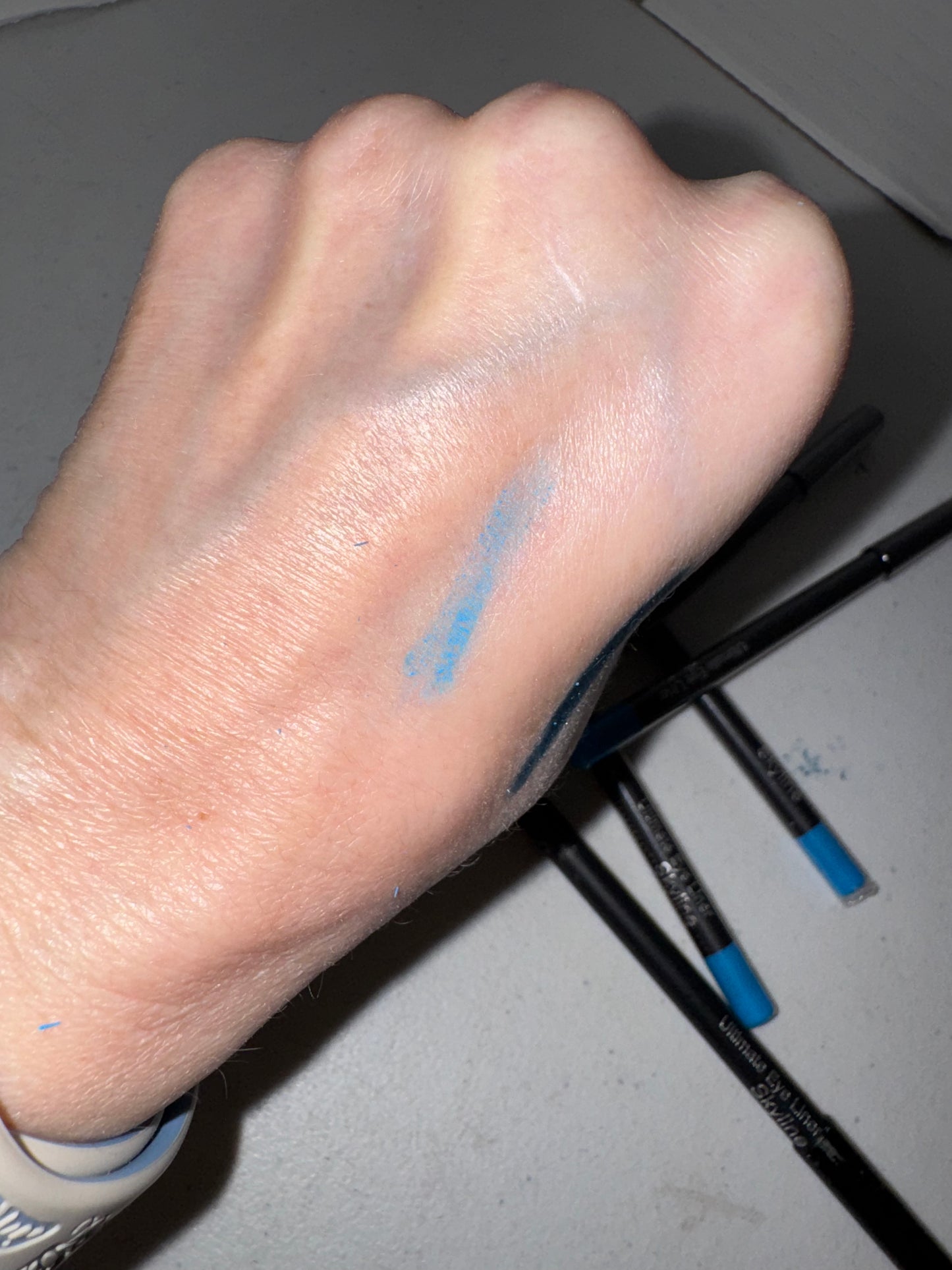 OSP Cosmetics Ultimate Eye Liner Pencil in Skyline, Opened