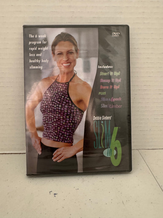 Beachbody Debbie Siebers Slim In 6 DVD 6-Week Program, Brand New