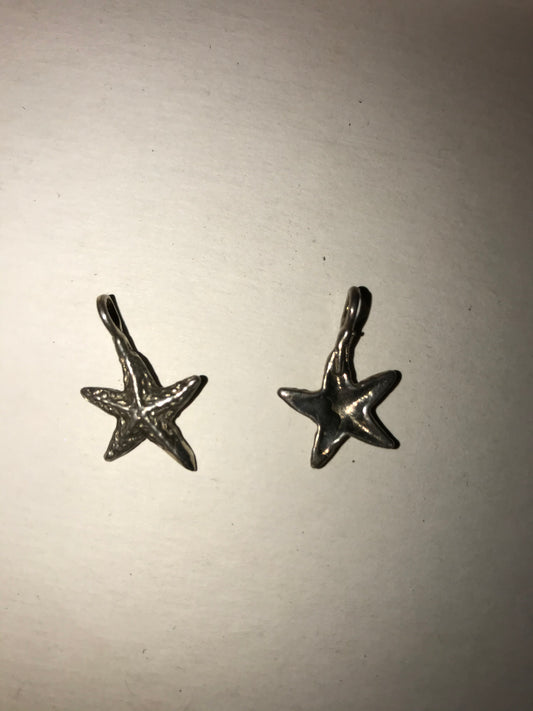 Small Silver Starfish Pendant