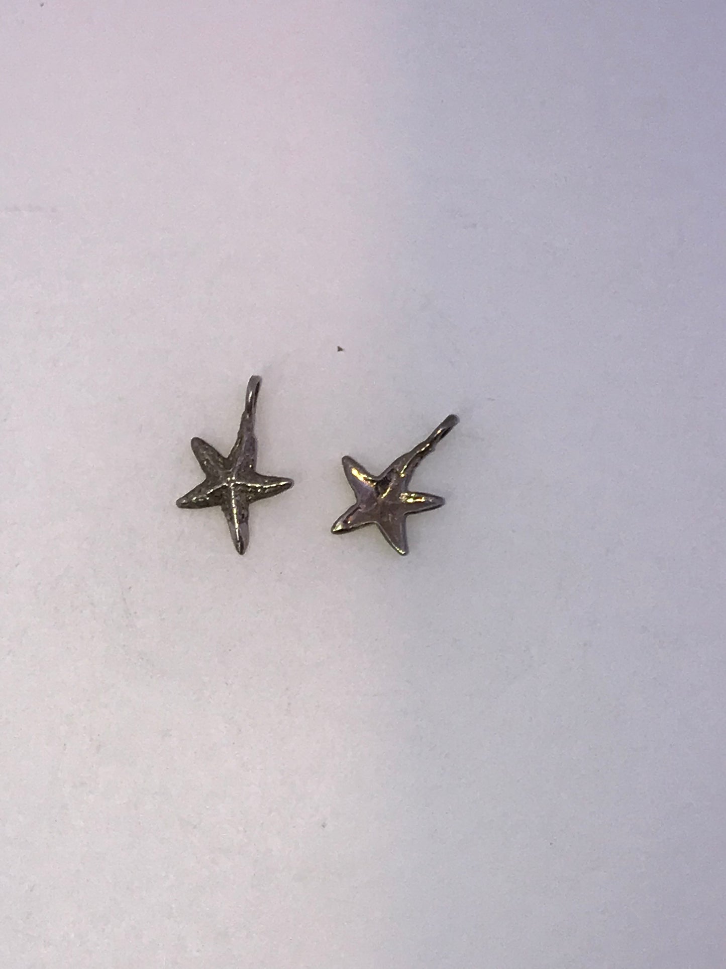 Small Silver Starfish Pendant