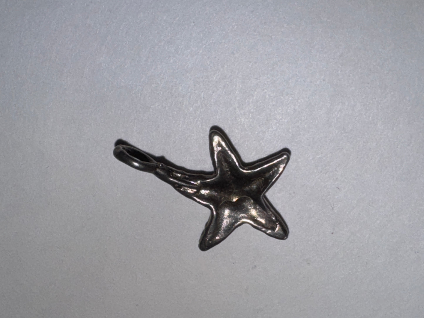 Small Silver Starfish Pendant