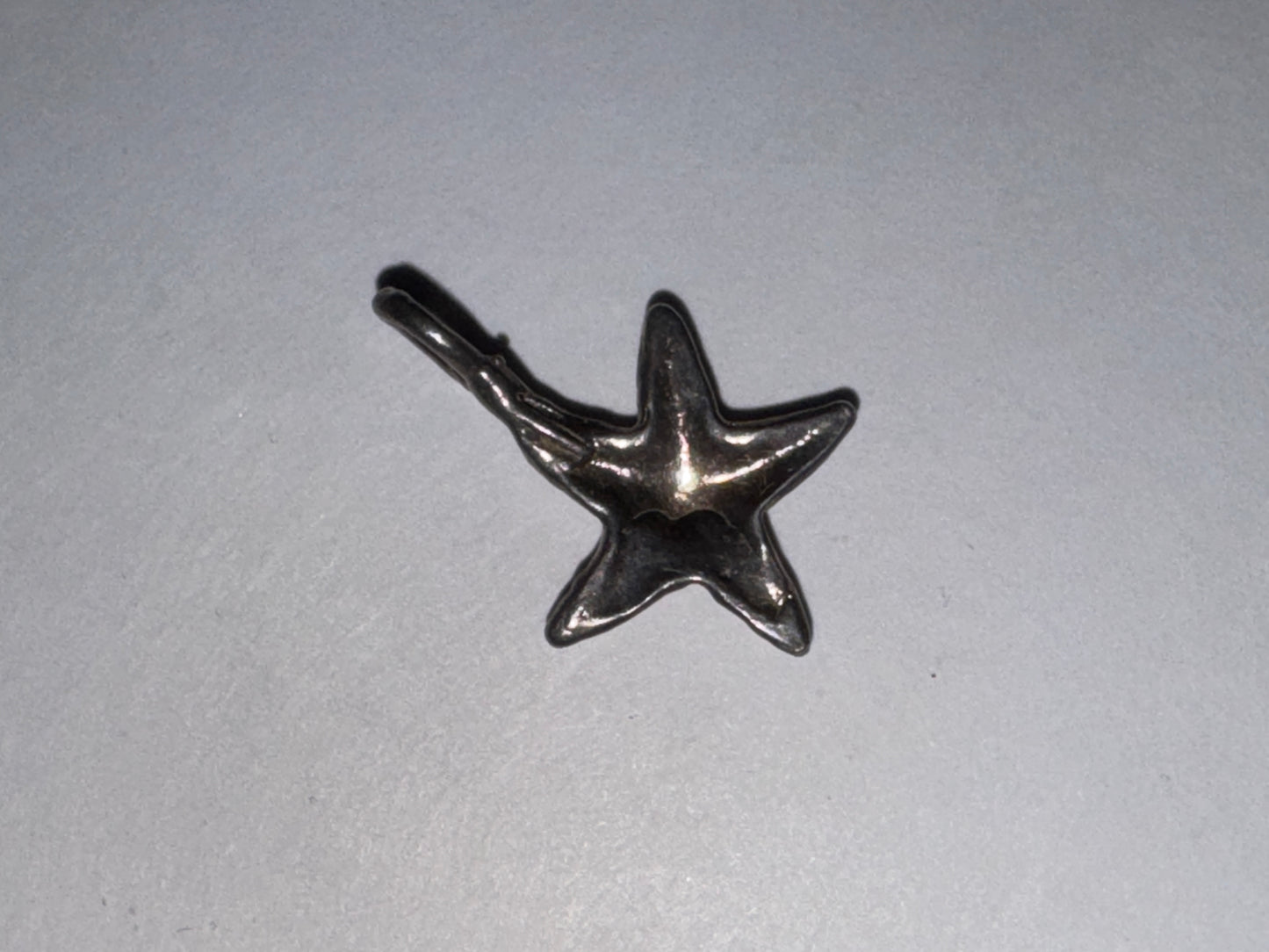 Small Silver Starfish Pendant