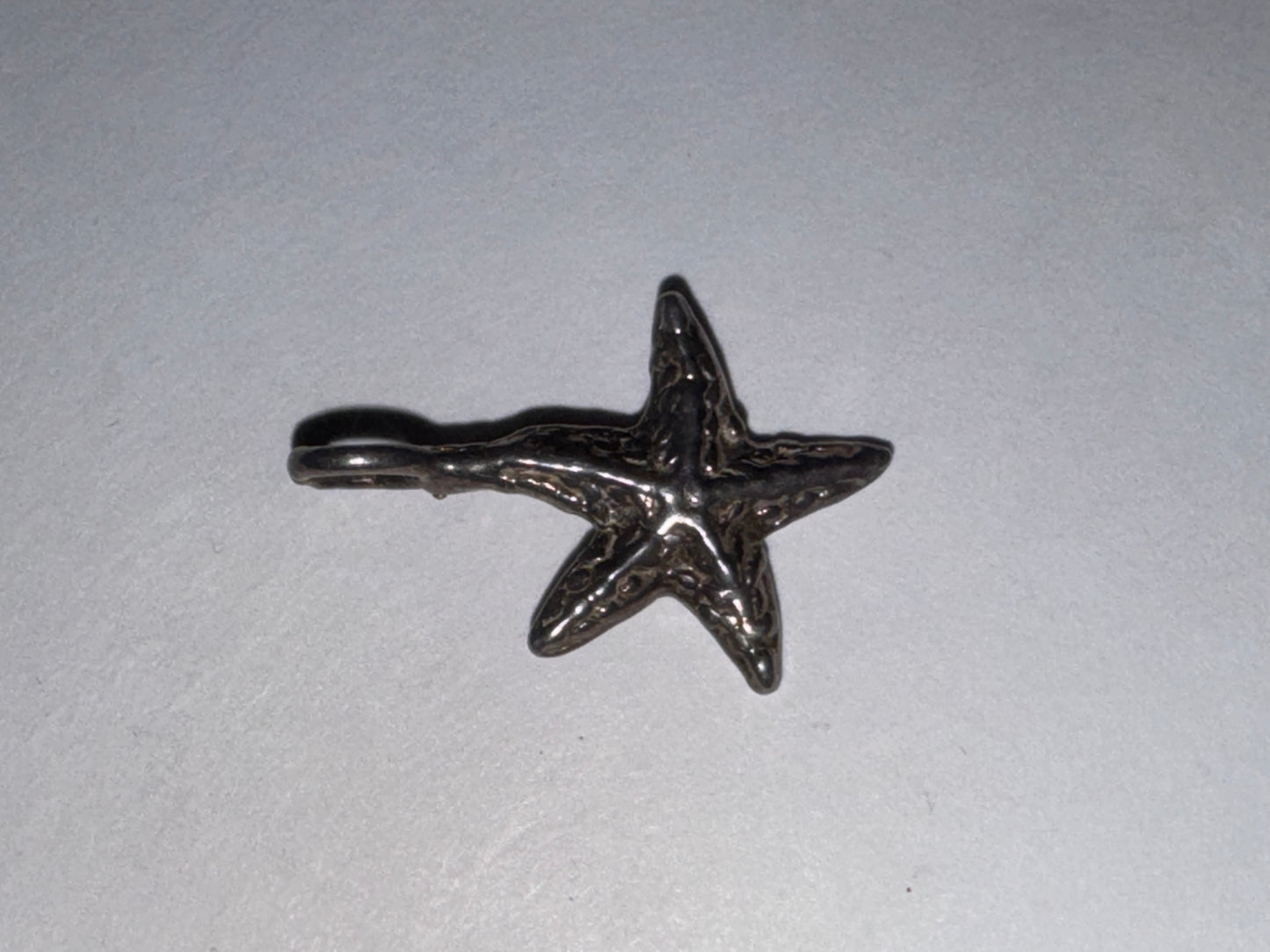 Small Silver Starfish Pendant