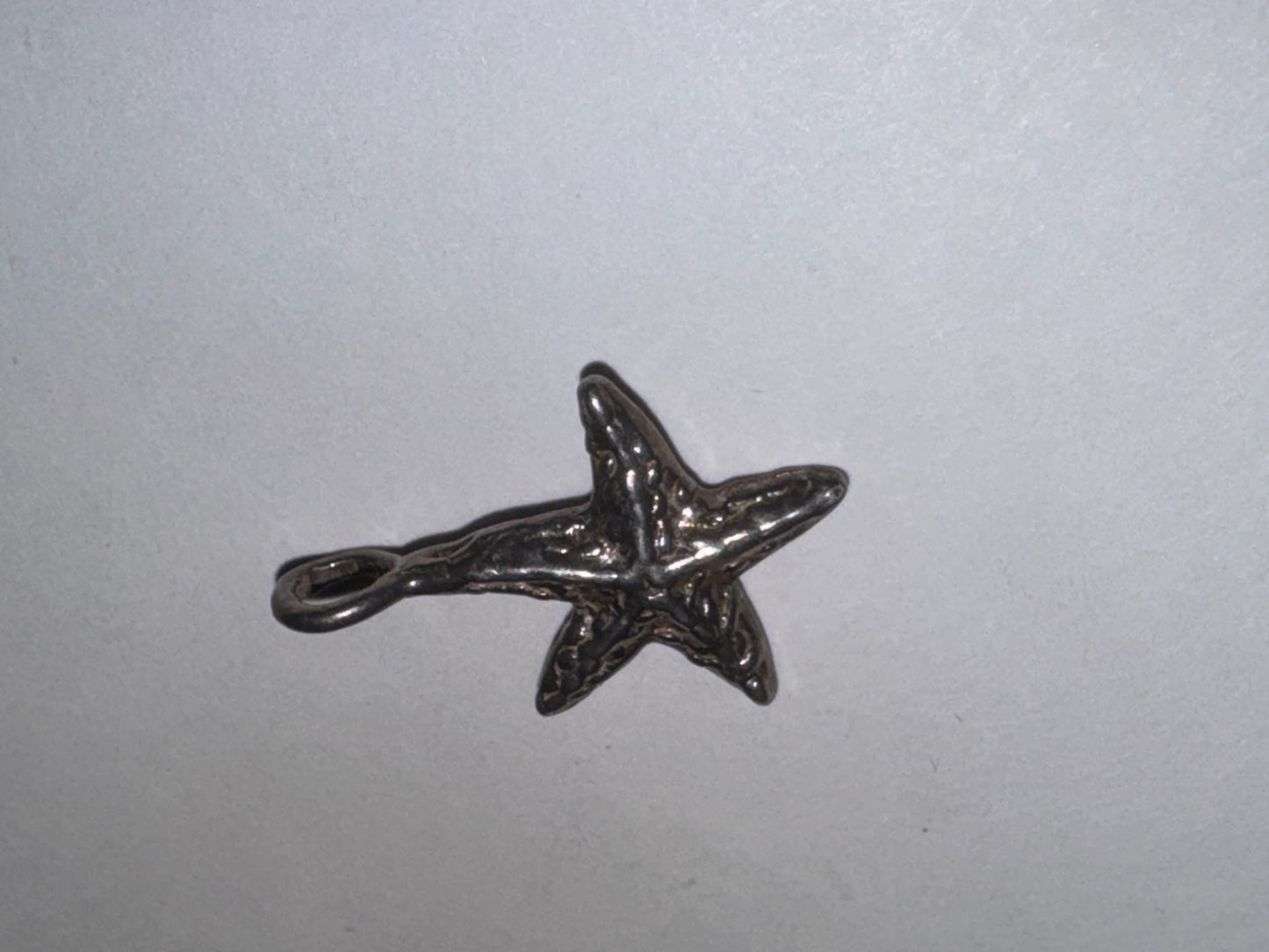 Small Silver Starfish Pendant