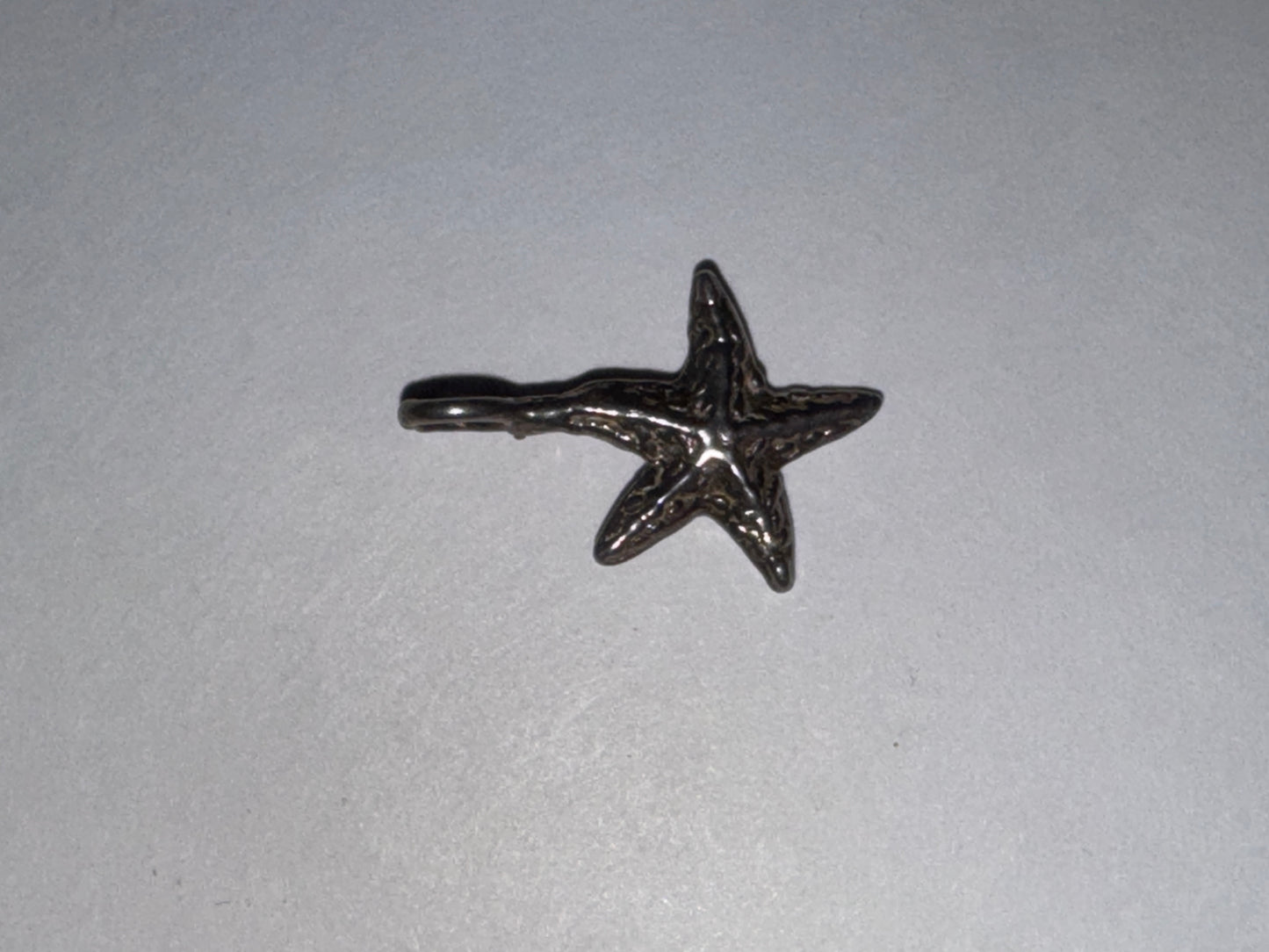 Small Silver Starfish Pendant