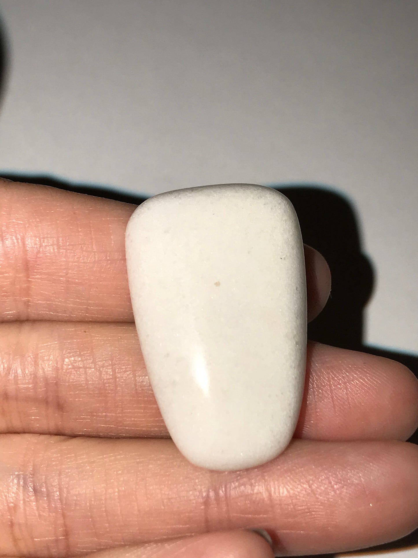 Snowy Quartz Pin