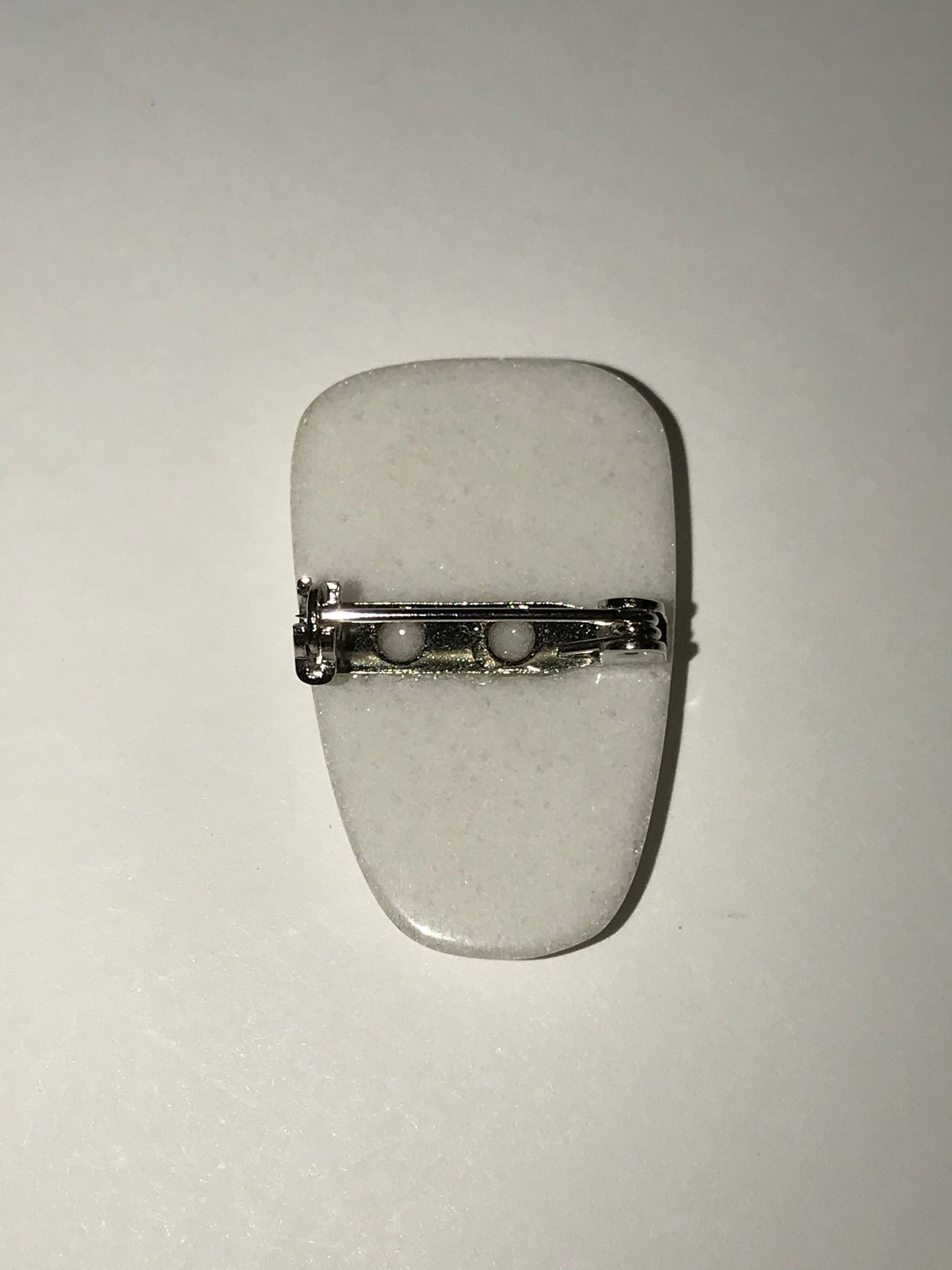 Snowy Quartz Pin