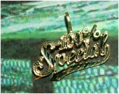 14 Kt Gold. 100% Special Pendant