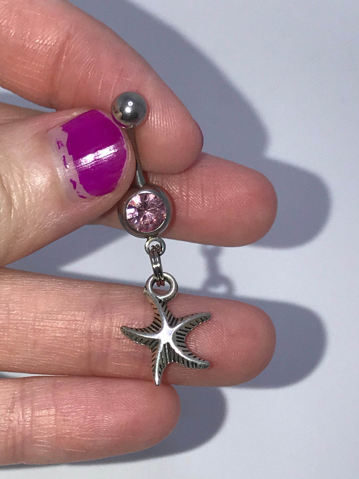 Starfish Dangle Belly Ring